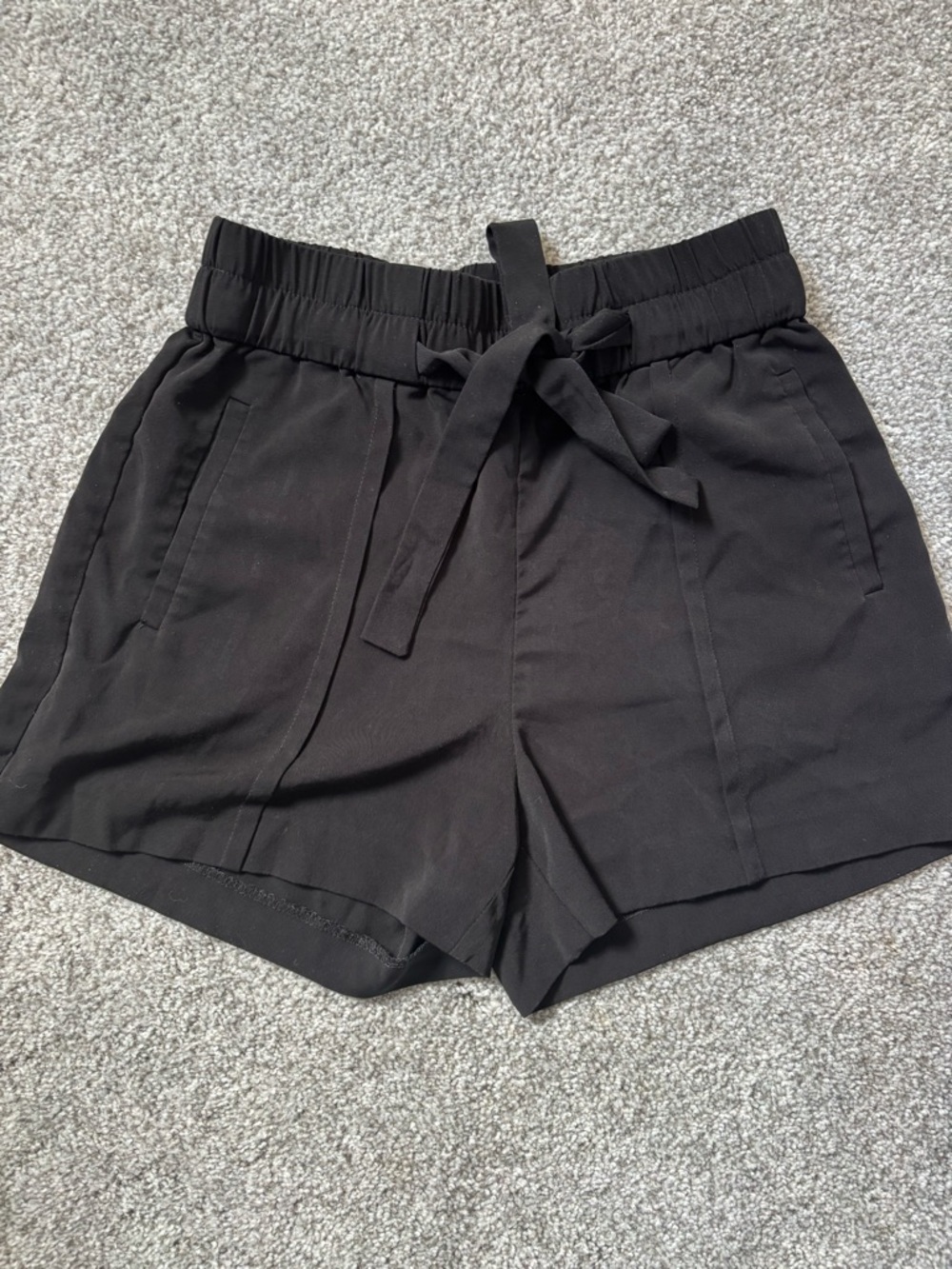 Dynamite Tie-Waist Black Women's Shorts